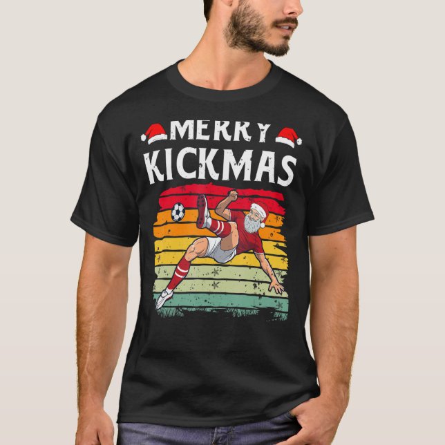 Camiseta Navidades De Fútbol De Merry Kickmas (Anverso)