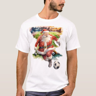 Camiseta Navidades de fútbol de Santa Claus