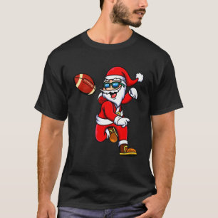 Camiseta Navidades de fútbol de segunda vuelta de Santa Cla