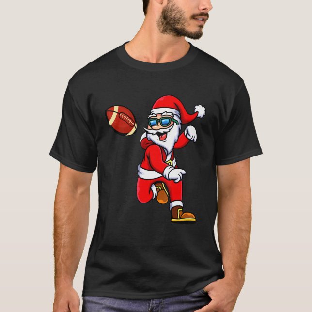 Camiseta Navidades de fútbol de segunda vuelta de Santa Cla (Anverso)
