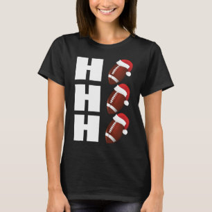 Camiseta NAVIDADES de Fútbol divertidos de HO HO Santa Hat