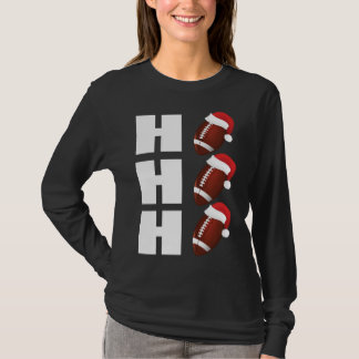 Camiseta NAVIDADES de Fútbol divertidos de HO HO Santa Hat