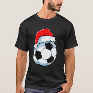 Camiseta Navidades de fútbol divertidos deportistas de Sant