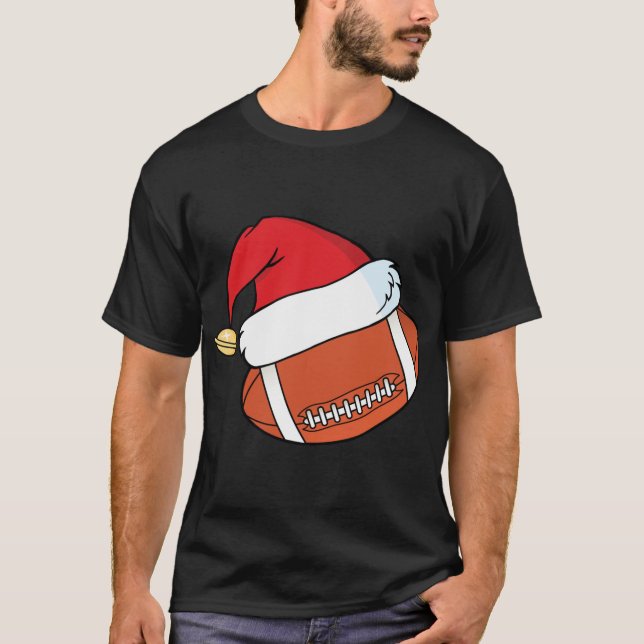 Camiseta Navidades de fútbol Gorra de Santa Claus (Anverso)