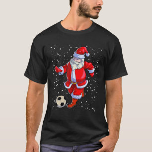 Camiseta Navidades de fútbol niños niños fútbol Santa Claus