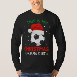 Camiseta Navidades de fútbol Pajama Santa Hat