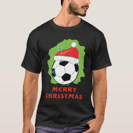 Camiseta Navidades de Fútbol y Fútbol de Cereza - Gracioso
