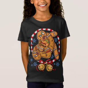 Camiseta Navidades de galletas de pan de jengibre luchan co