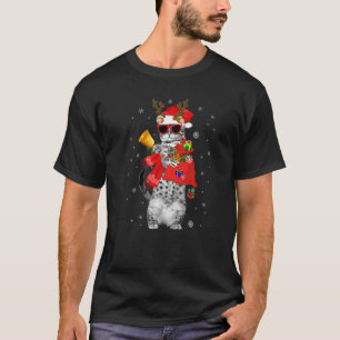 Camiseta Navidades de gato Christma 2022 reno Santa Hat Cat