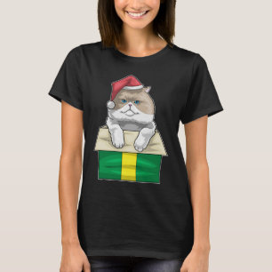 Camiseta Navidades de gato persas Santa hat