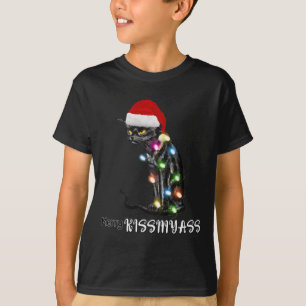 Camiseta Navidades de gatos divertidos de Beso de merry ilu