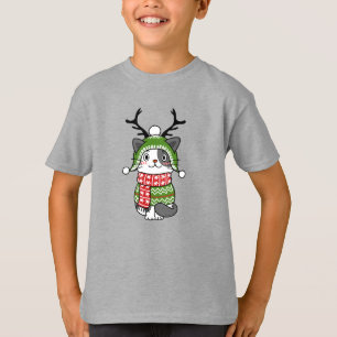 Camiseta Navidades de gatos ricas repartiendo estufas en Ga