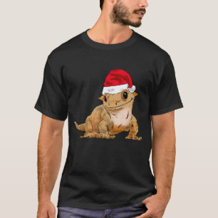 Camiseta Navidades de Gecko detenidos en Santa Hat graciosa