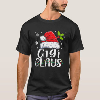 Camiseta Navidades de Gigi Claus Familia Pajama con Navidad