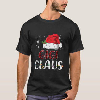 Camiseta Navidades de Gigi Claus Santa Hat