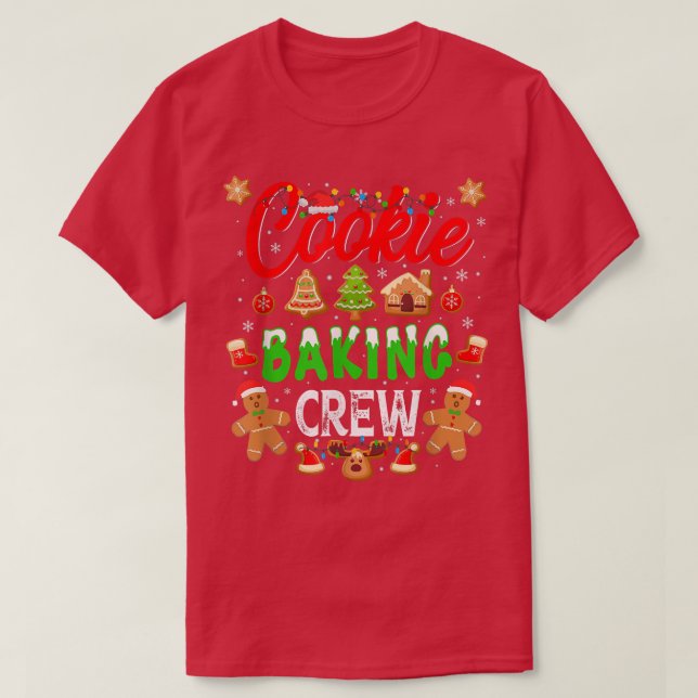 Camiseta Navidades de Gingerbread de Cookie Baking 989 (Diseño del anverso)