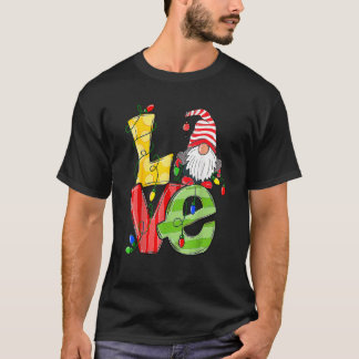 Camiseta Navidades de Gnome Cute Gnomes Aman Familia Pajama
