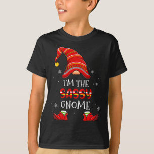 Camiseta Navidades de Gnome Sassy Familia Pajama