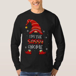 Camiseta Navidades de Gnome Sassy Familia Pajama