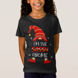 Camiseta Navidades de Gnome Sassy Familia Pajama
