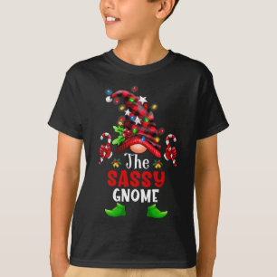 Camiseta Navidades de Gnome Sassy Gnomé Gnomes de la famili