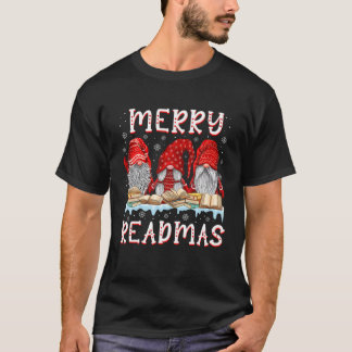 Camiseta Navidades de Gnomie, amantes del libro lecturas de