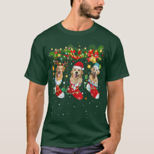 Camiseta Navidades de Golden Retriever zafan a Pajama Xmas 