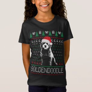 Camiseta Navidades de Goldendoodle Ensuerzan el amor de San