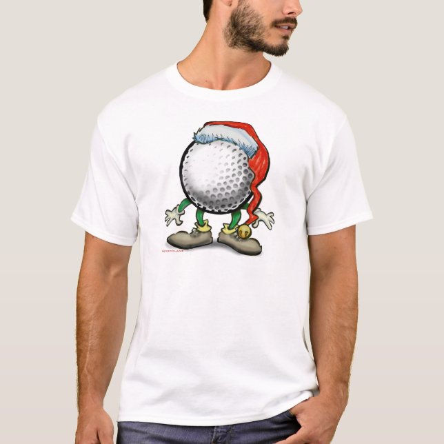 Camiseta Navidades de golf (Anverso)