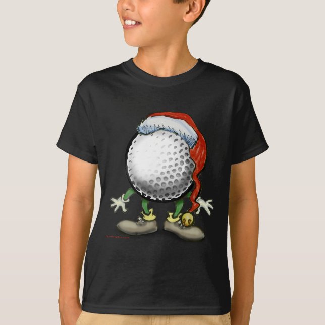 Camiseta Navidades de golf (Anverso)