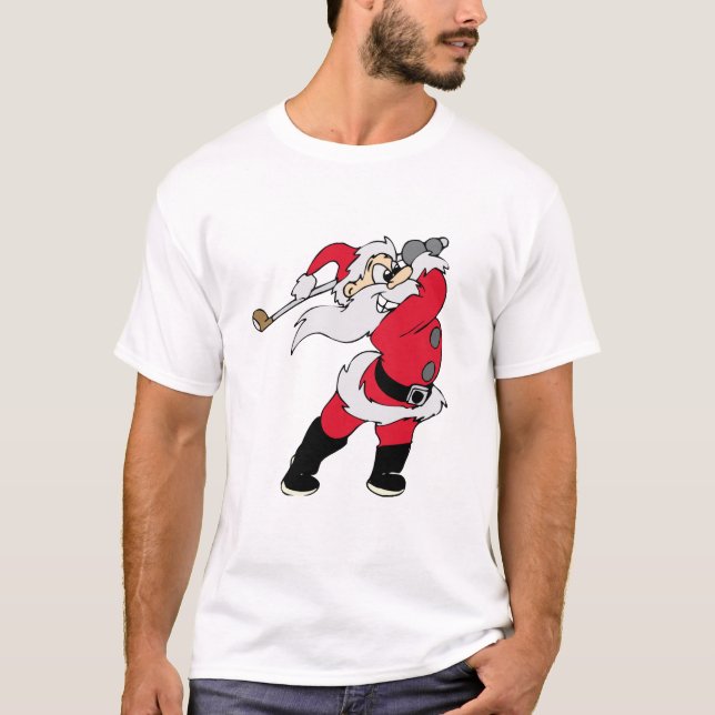 Camiseta Navidades de Golf Santa (Anverso)