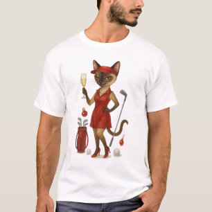 Camiseta Navidades de golf temáticos para los amantes del g