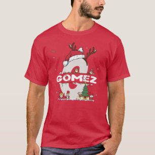 Camiseta Navidades de Gómez con nombre de Gómez para divert