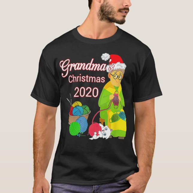 Camiseta Navidades de Grandmas 2020 animales bibi blocksber (Anverso)