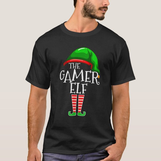 Camiseta Navidades de grupo de coincidencia de familia Game (Anverso)