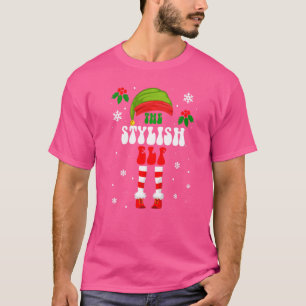 Camiseta Navidades de grupo elegante Elf Mating Family Holi