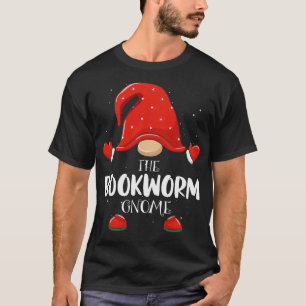 Camiseta navidades de grupo familiar de bookworm gnome que 