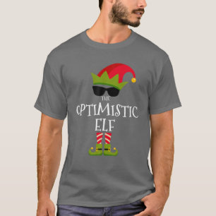 Camiseta Navidades de grupo familiar optimista Elf
