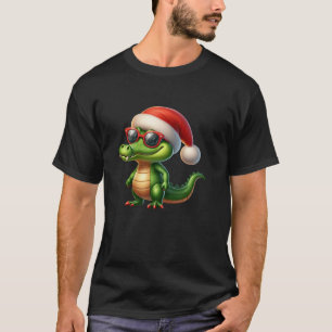 Camiseta Navidades de Guay Alligator Santa Hat cocodrilo Sa