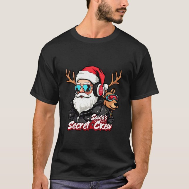 Camiseta Navidades de Guay de equipo secreto de Santa Claus (Anverso)