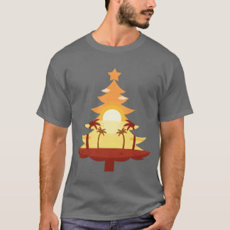 Camiseta Navidades de Guay en julio Christmasree Sunset ami