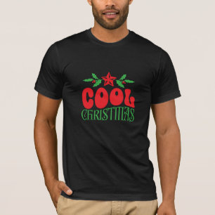 Camiseta Navidades de Guay - Fun Holiday Holly & Star Desig