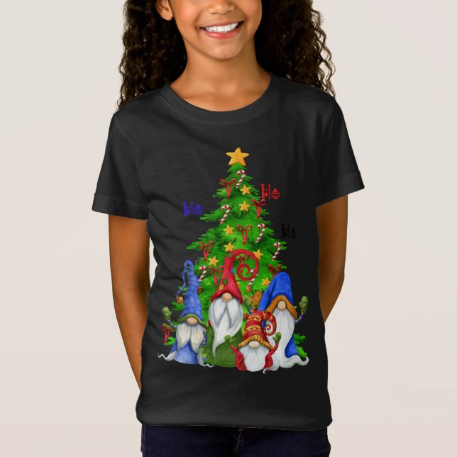 Camiseta Navidades de Guay Gnomes Xmas Tree Ho Ho Ho Ho Des (Anverso)