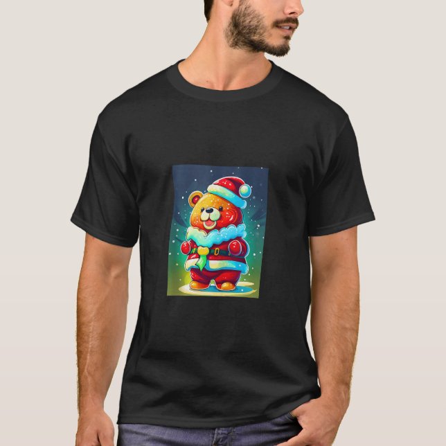Camiseta Navidades de Guay Santa Clause Gummy Bear Candy en (Anverso)