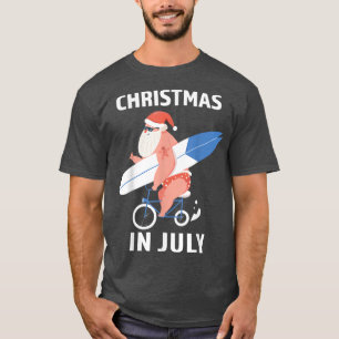 Camiseta Navidades de Guay Santa Surfboard en julio