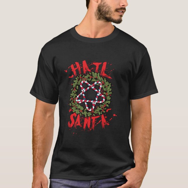 Camiseta Navidades de Hail Santa atacan fuerte al solsticio (Anverso)