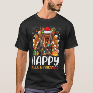 Camiseta Navidades de Halloween del Yorkshire Terrier Dog H