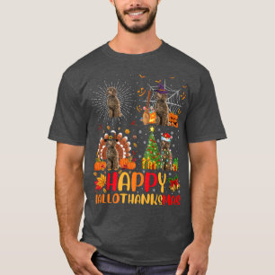Camiseta Navidades de Halloween divertidos juguetes de perr