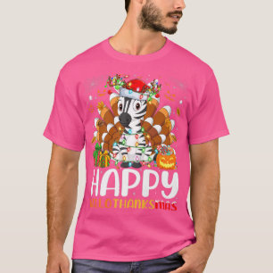 Camiseta Navidades de Halloween en Zebra Lover Felices Hall