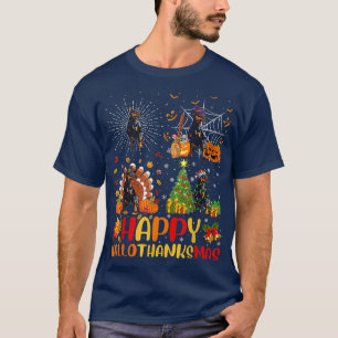 Camiseta Navidades de Halloween Miniatura Perro Pinscher Ha